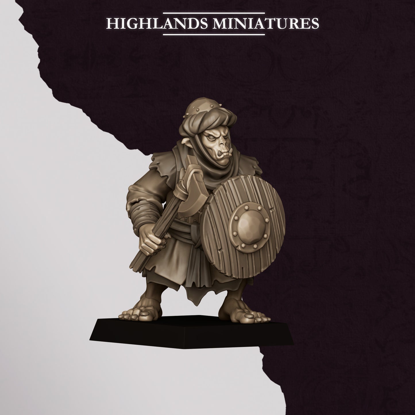 Hobgoblin Warriors miniature (Sculpted by Highland Miniatures)