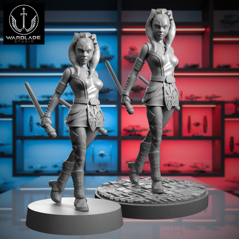 Young Ashoka - Fan Art (40mm miniature - sculpted by Warblade Studios)