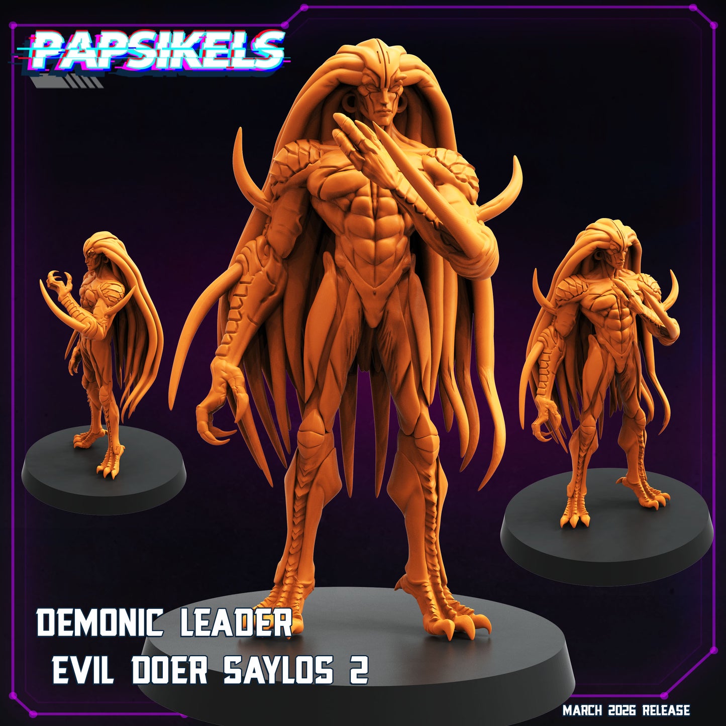 Demonic Leader Evil Doer Saylos (sculpted by Papsikels)