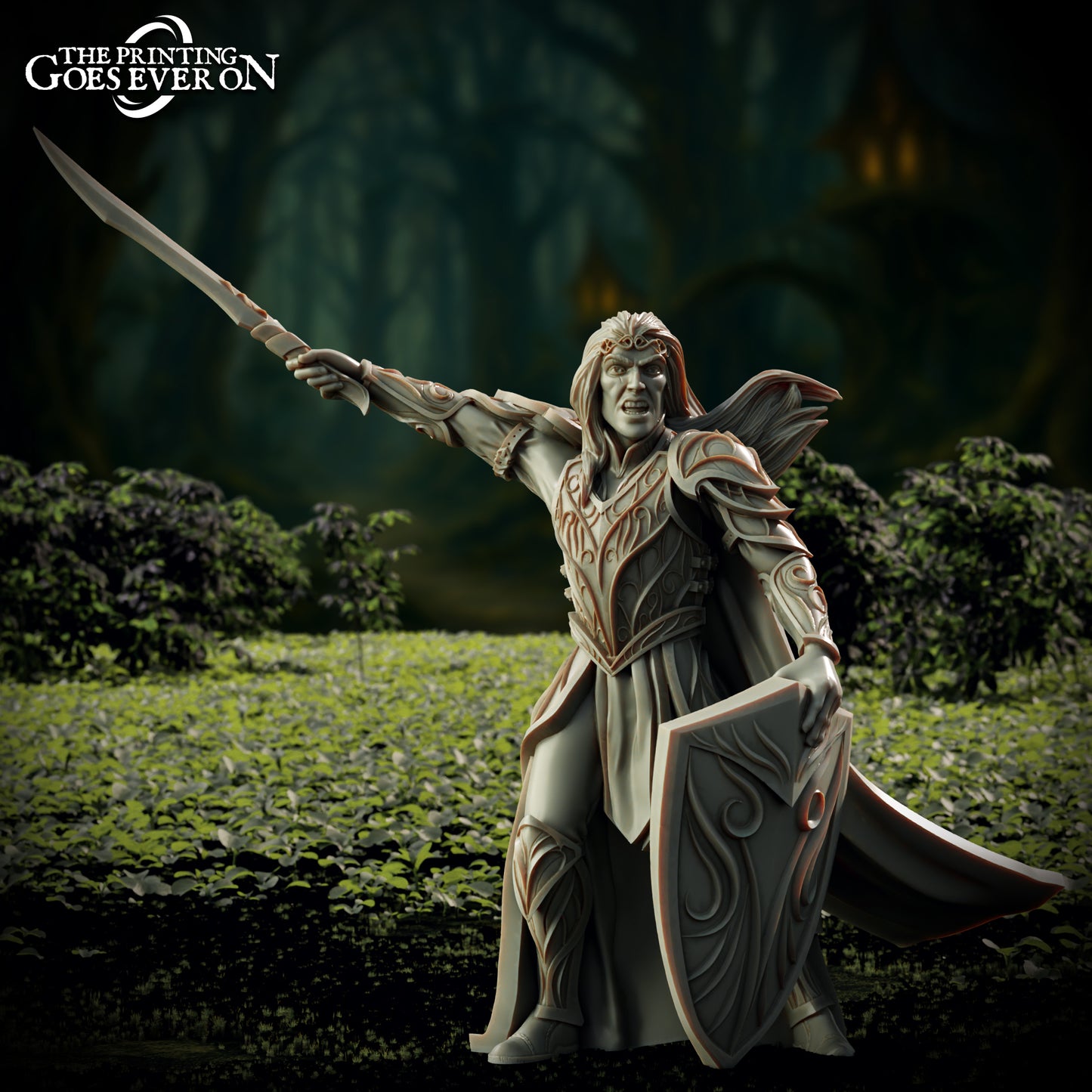 Elderwood Elf Commanders - set of 3 (Sculpted by Printing Goes Ever On)