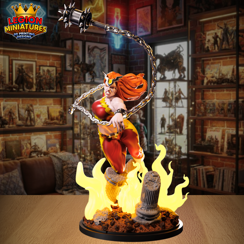 Future Amazon Enforcer / Thundra (Sculpted by Legion Miniatures) - 3D Printed Miniature