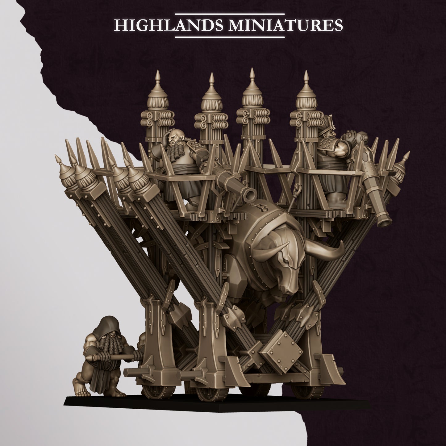 Blazing Icon of Marduk (Sculpted by Highlands Miniatures)