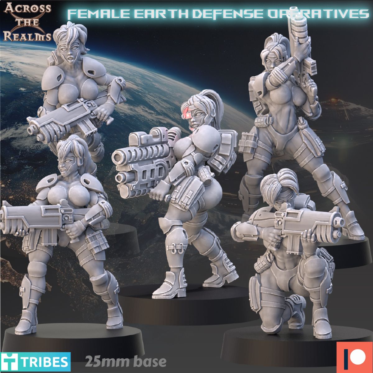 Female Earth Defense Operatives