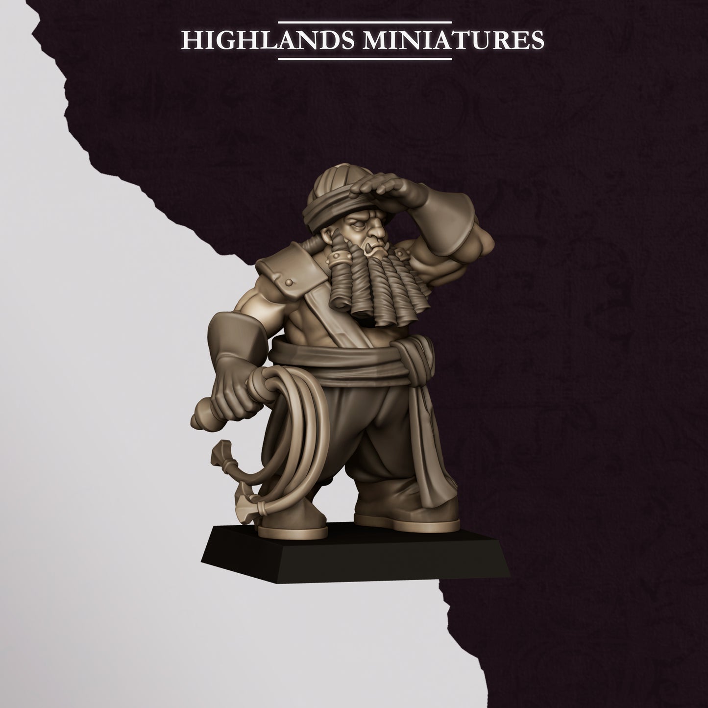 Sons of Marduk Rocket miniature (Sculpted by Highland Miniatures)