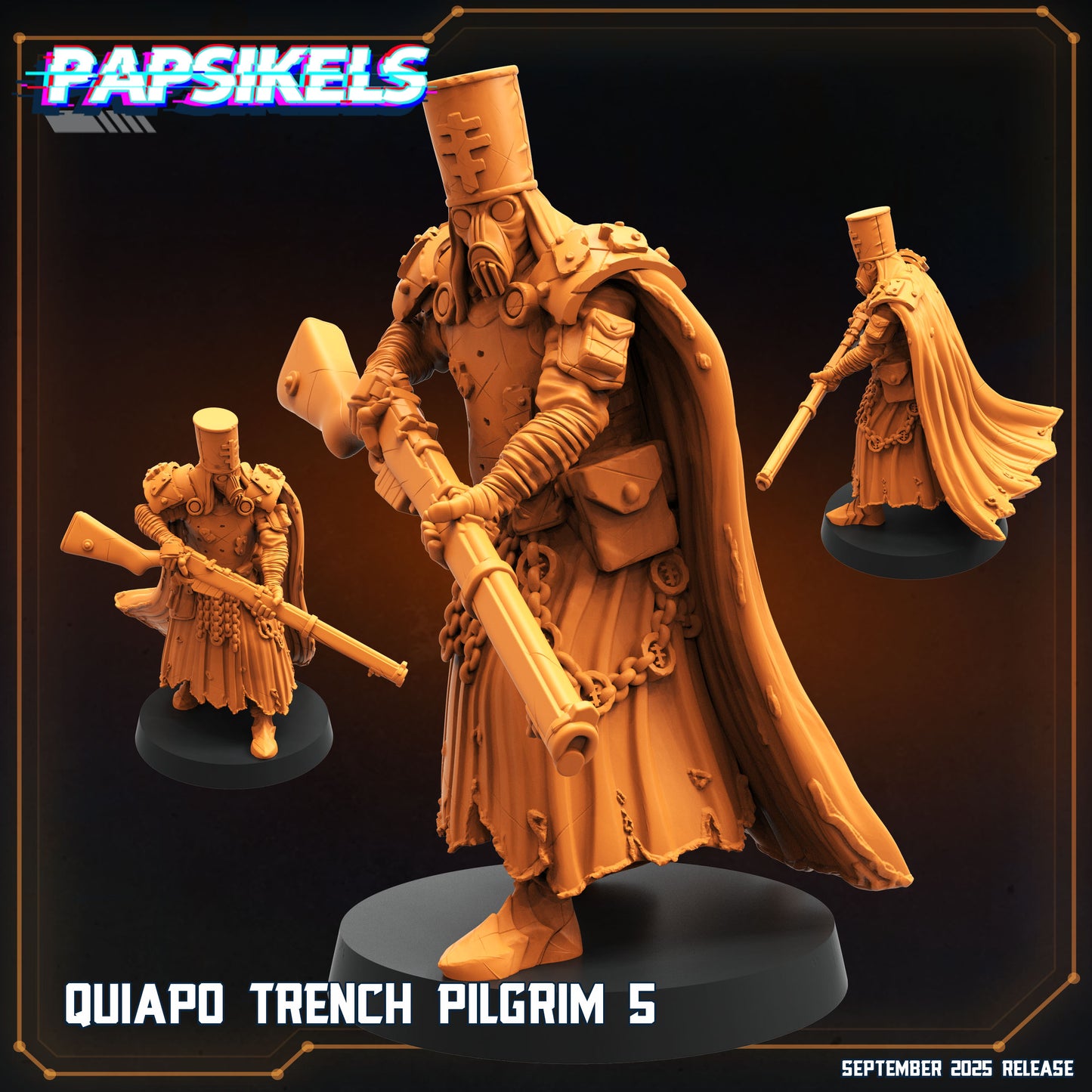 Quiapo Trench Pilgrims - set of 5 (Sculpted by Papsikels)