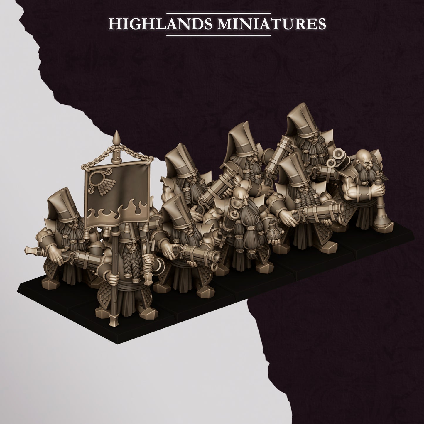Sons of Marduk Shooters miniature - set of 10 (Sculpted by Highland Miniatures)