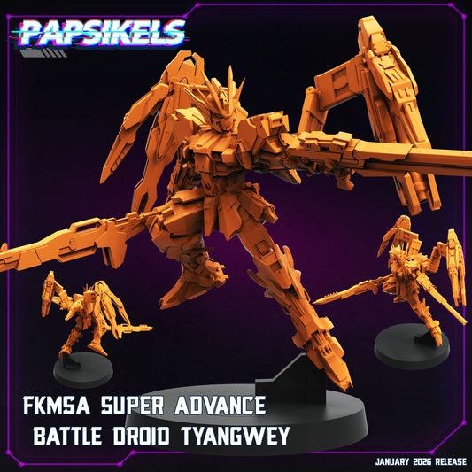 FKMSA Super Advance Battle Droid Tyangwey (Sculpted by Papsikels Miniatures)