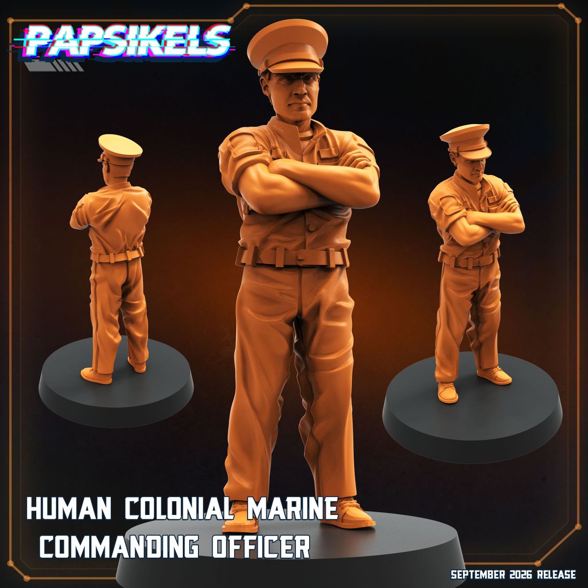 Human Colonial Marine Commanding Officer (Sculpted by Papsikels)