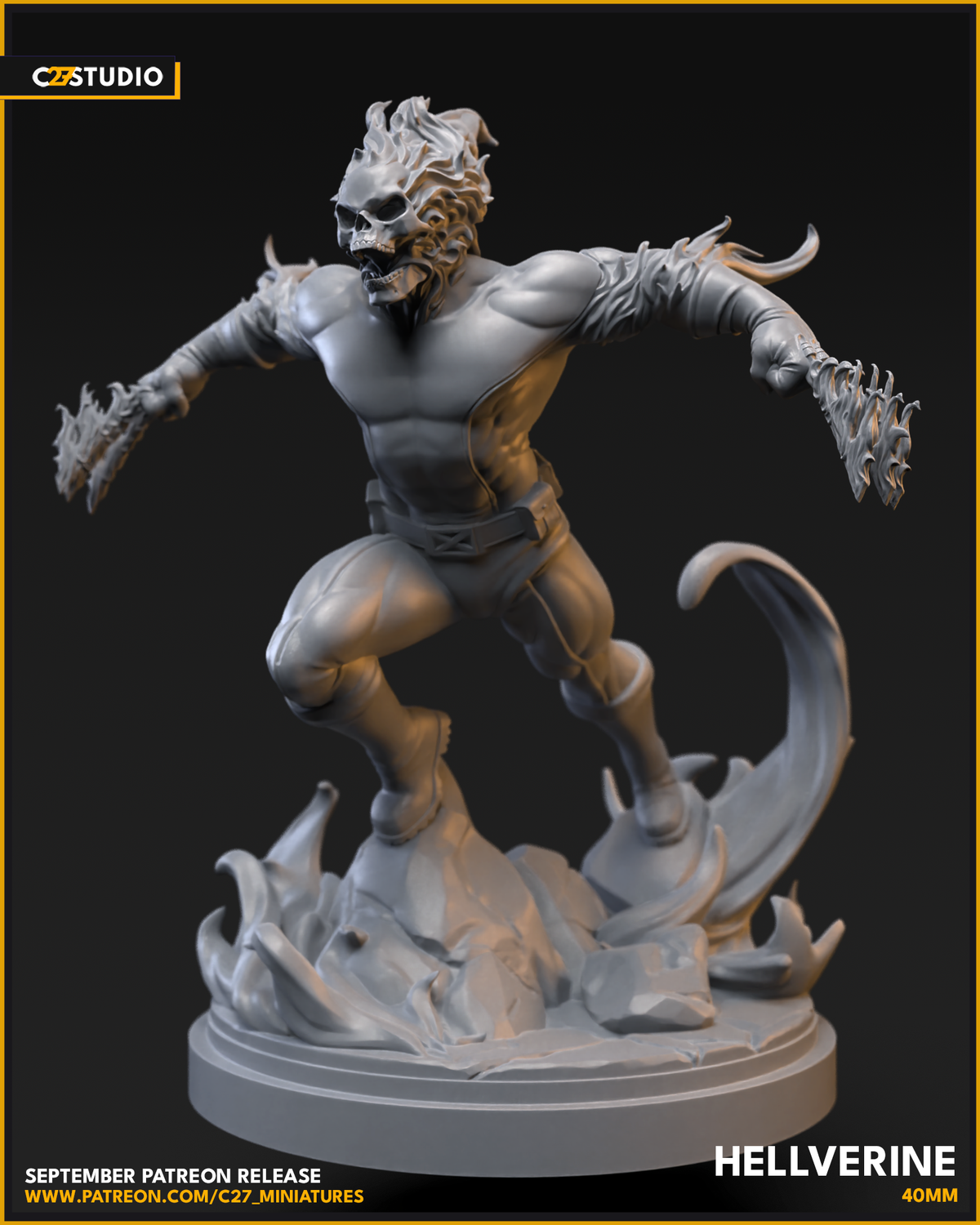 Hellverine render