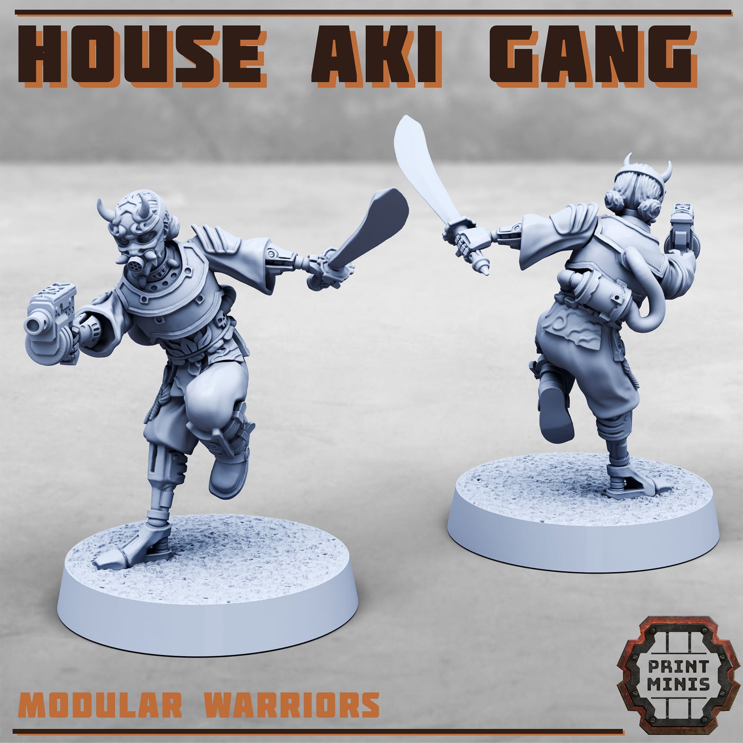 House Aki Gang - set of 10 (Sculpted by PrintMinis)