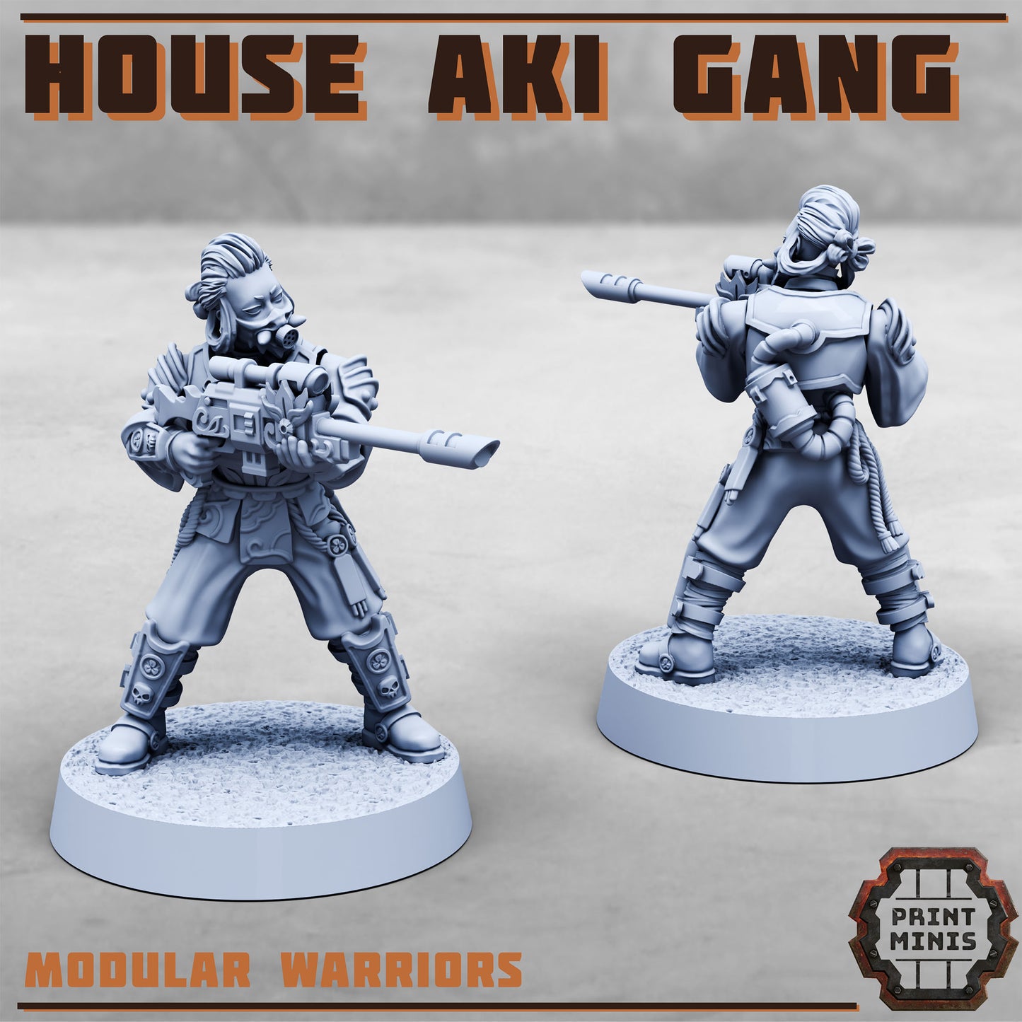 House Aki Gang - set of 10 (Sculpted by PrintMinis)