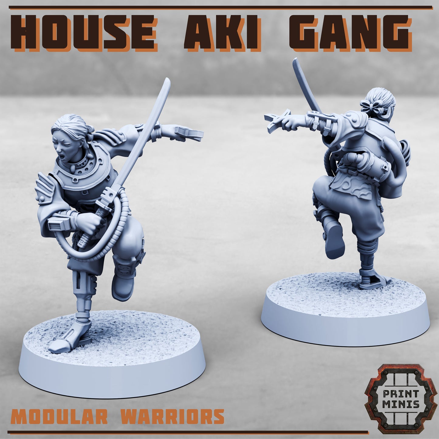 House Aki Gang - set of 10 (Sculpted by PrintMinis)