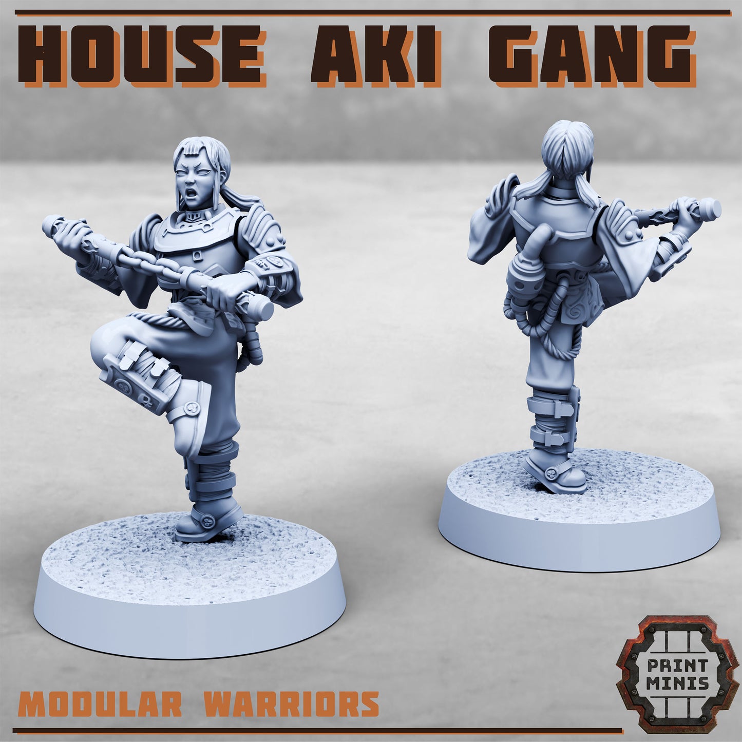 House Aki Gang - set of 10 (Sculpted by PrintMinis)