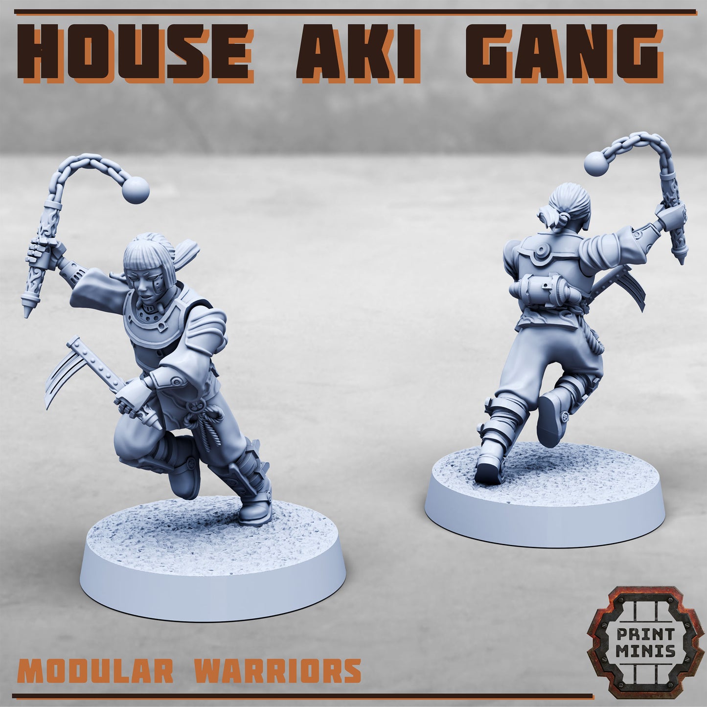 House Aki Gang - set of 10 (Sculpted by PrintMinis)