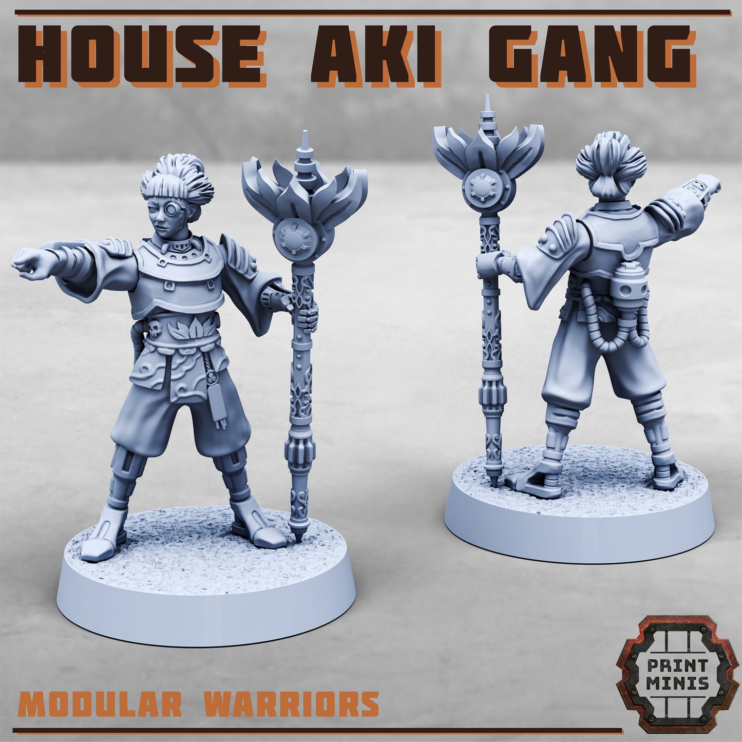 House Aki Gang - set of 10 (Sculpted by PrintMinis)