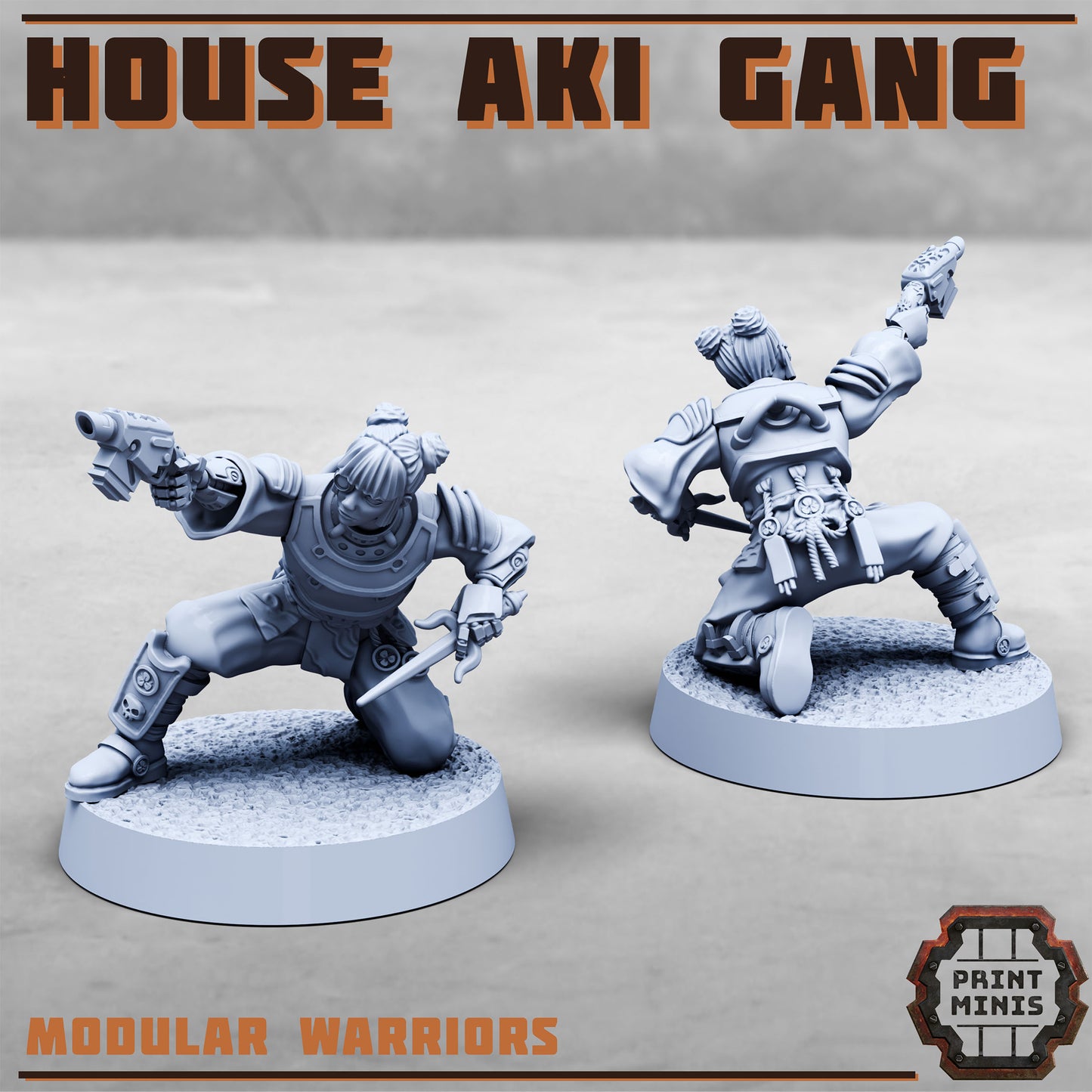 House Aki Gang - set of 10 (Sculpted by PrintMinis)