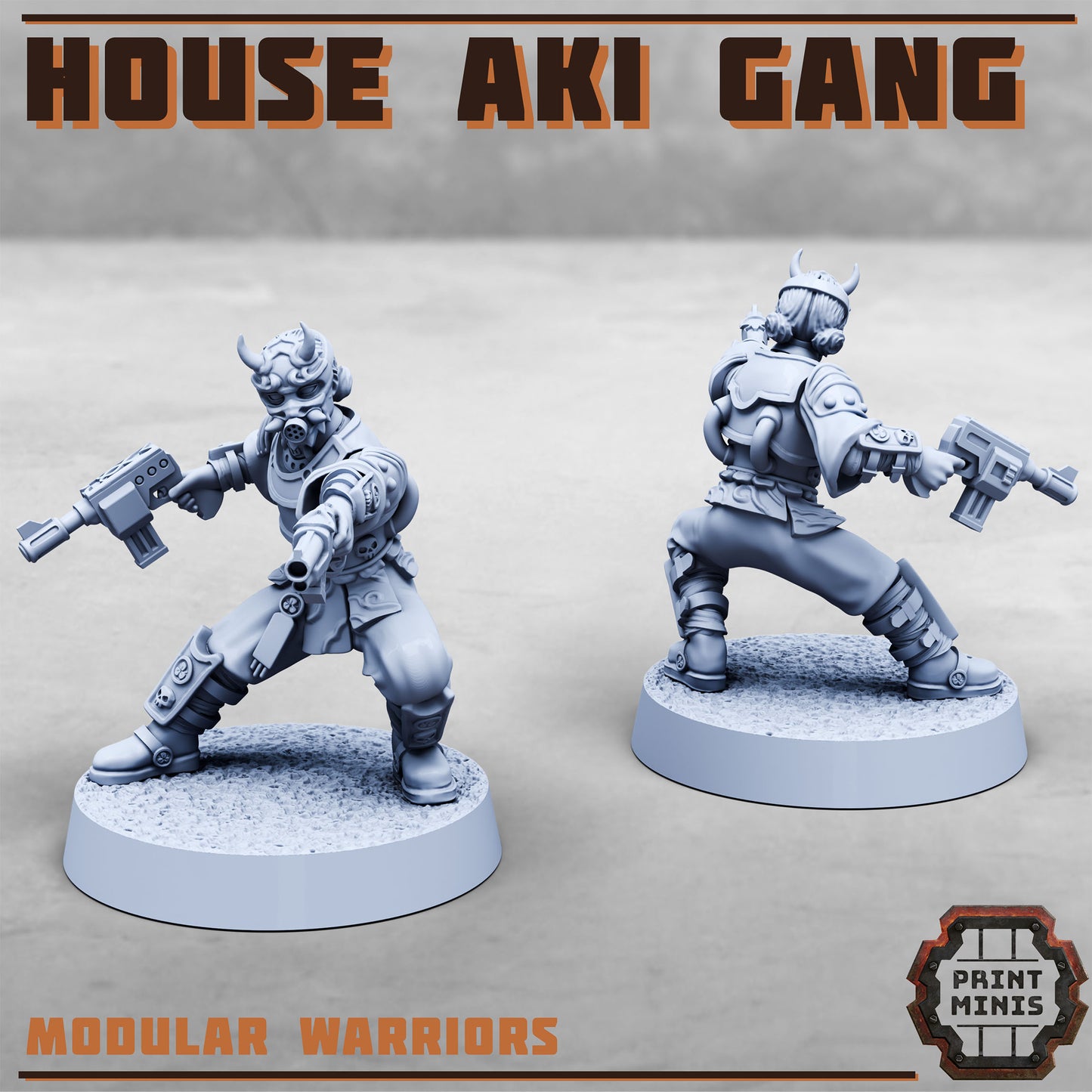 House Aki Gang - set of 10 (Sculpted by PrintMinis)