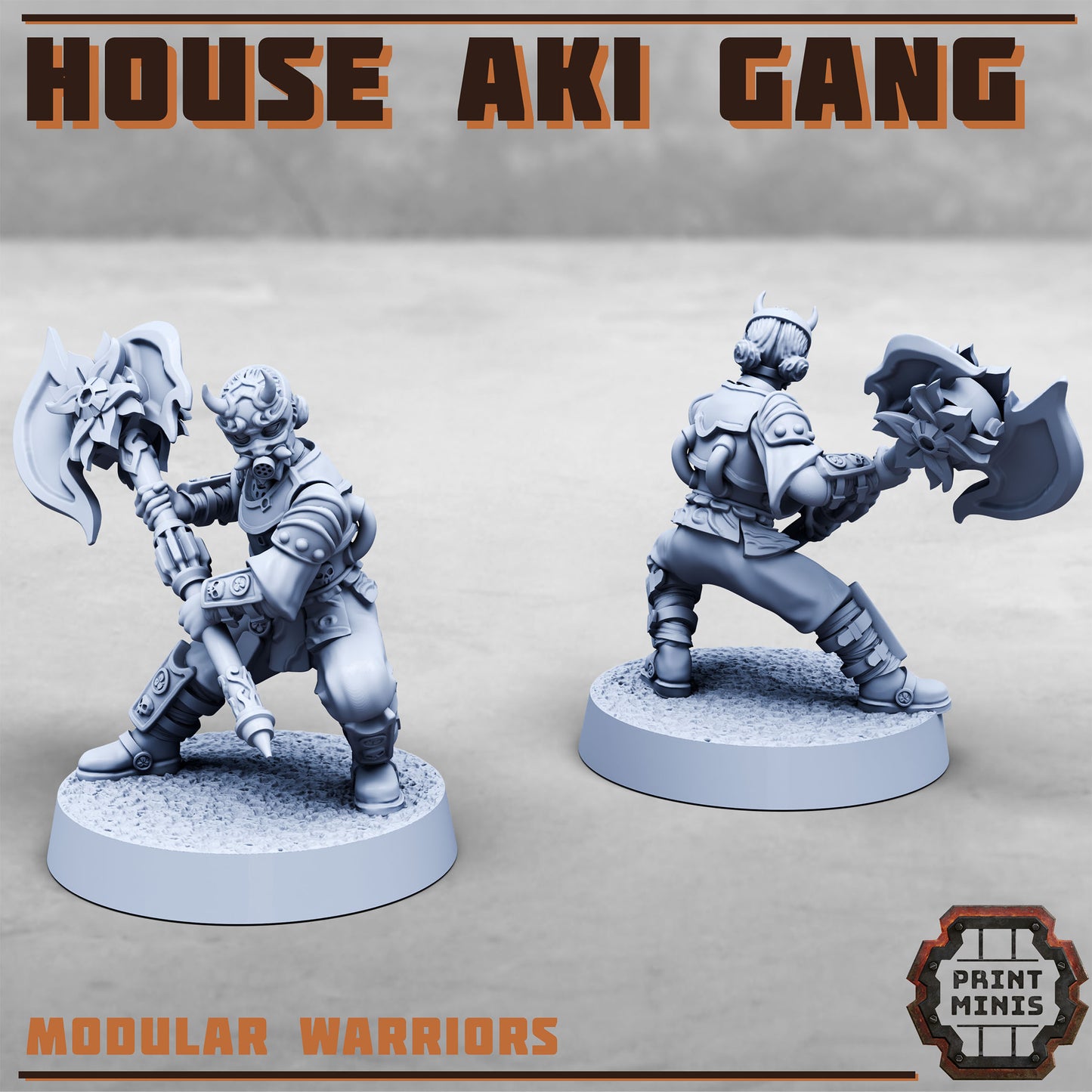 House Aki Gang - set of 10 (Sculpted by PrintMinis)