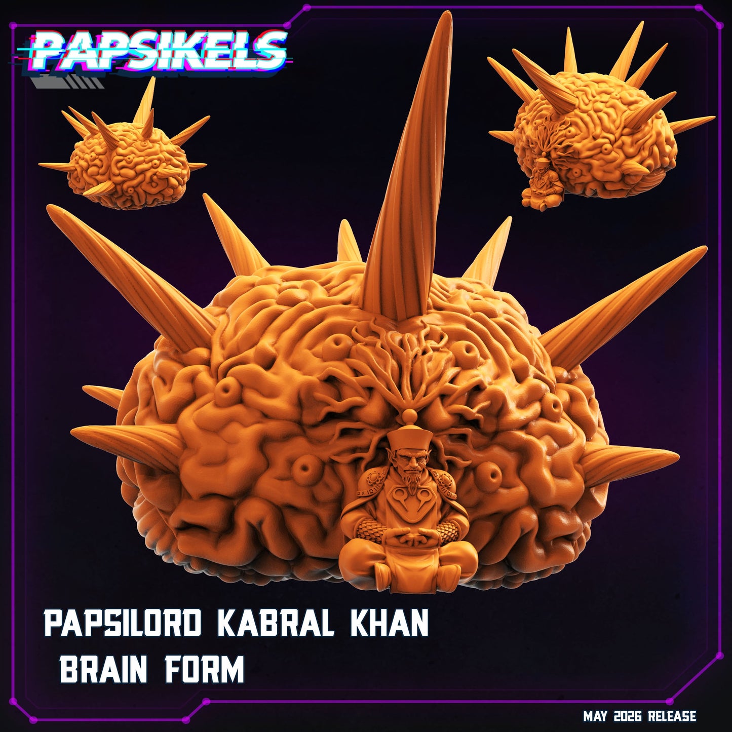 Papsilord Kabral Khan (Sculpted by Papsikels Miniatures)