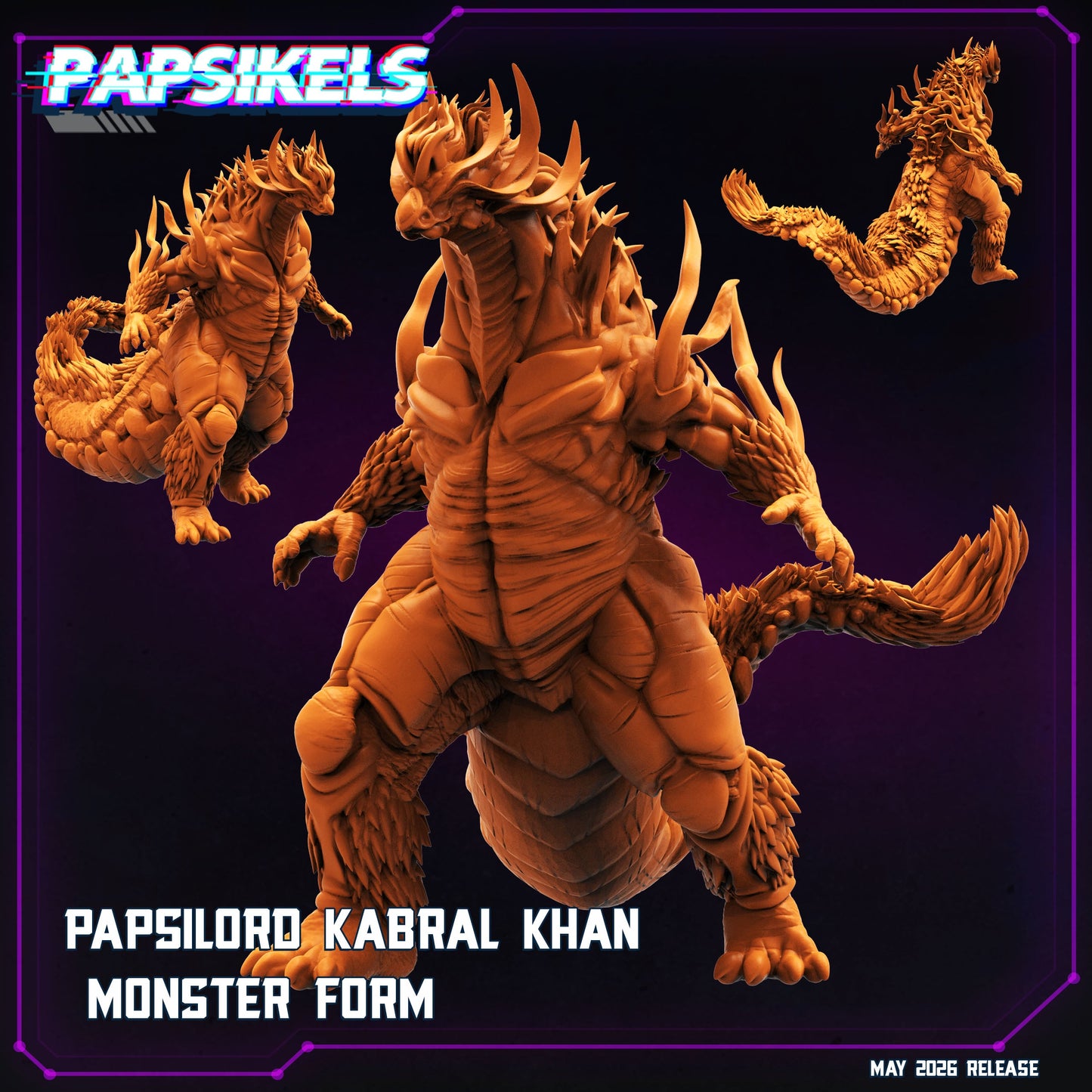 Papsilord Kabral Khan (Sculpted by Papsikels Miniatures)