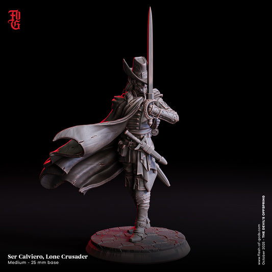 Ser Calviero, Lone Crusader (Sculpted by Flesh of Gods)