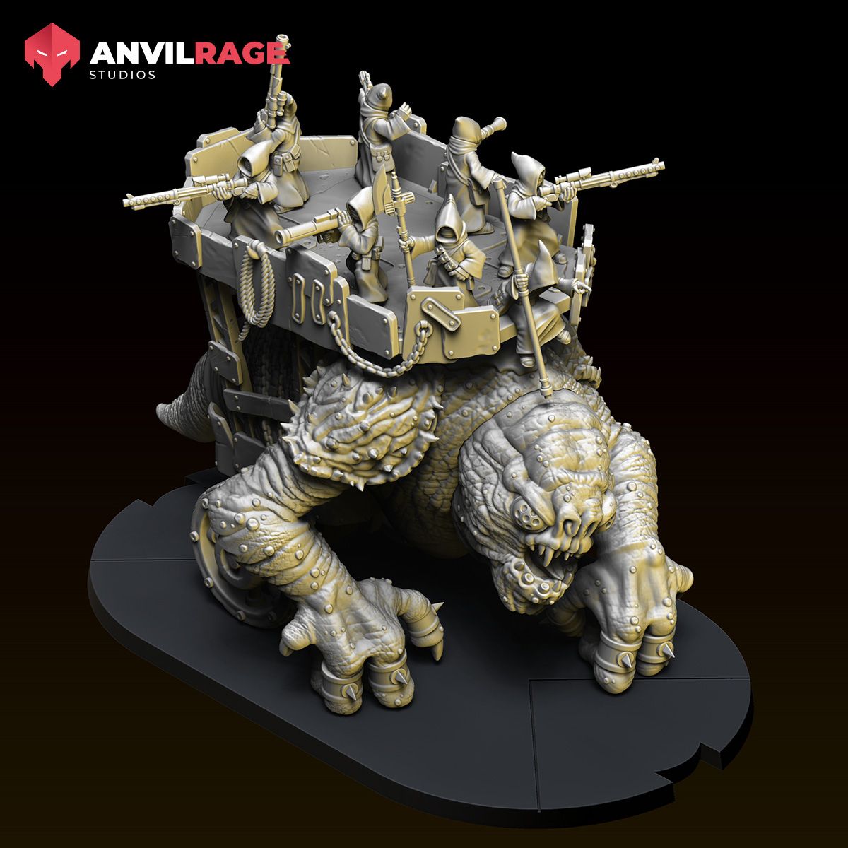 Crippled Fortress (Sculpted by Anvilrage)