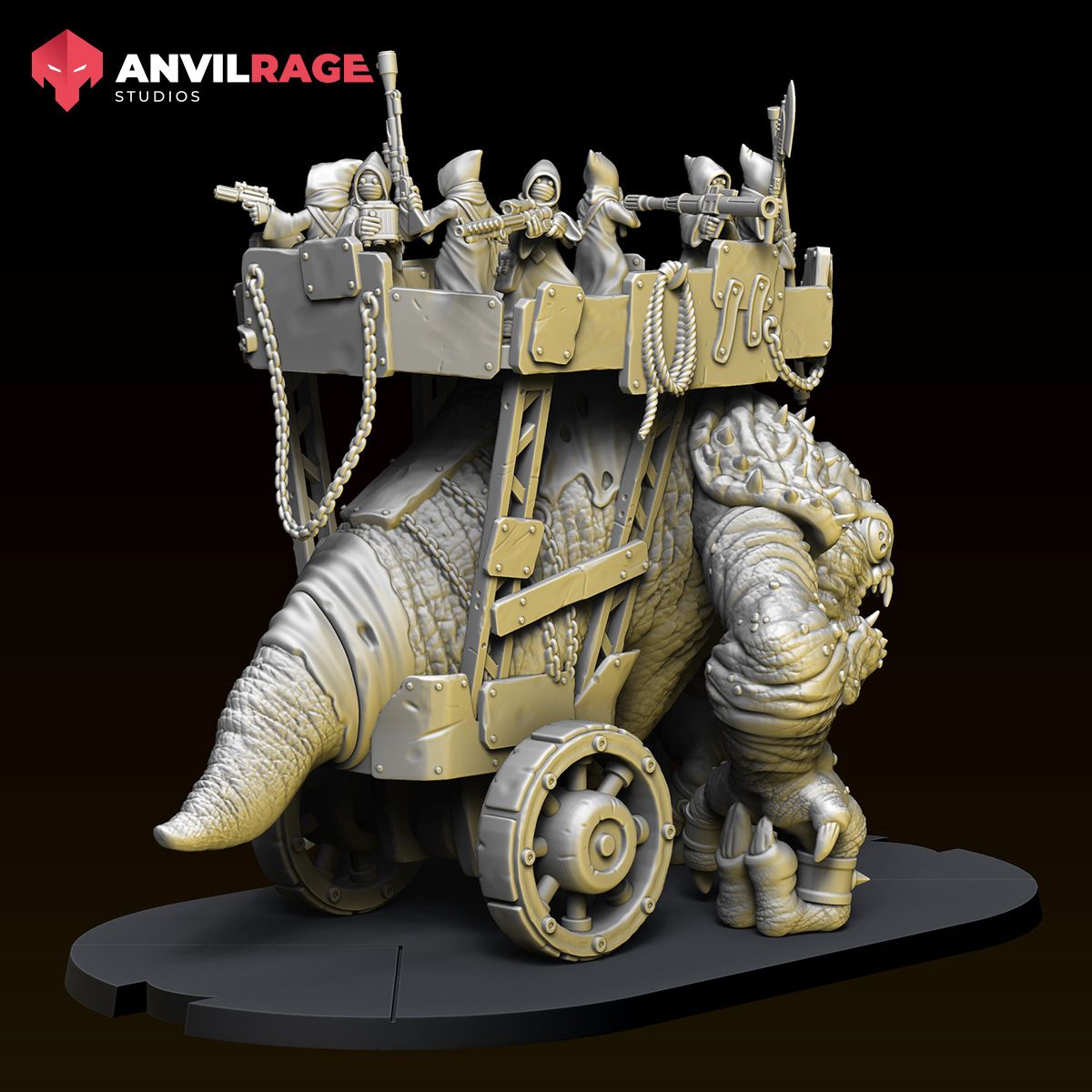 Crippled Fortress (Sculpted by Anvilrage)