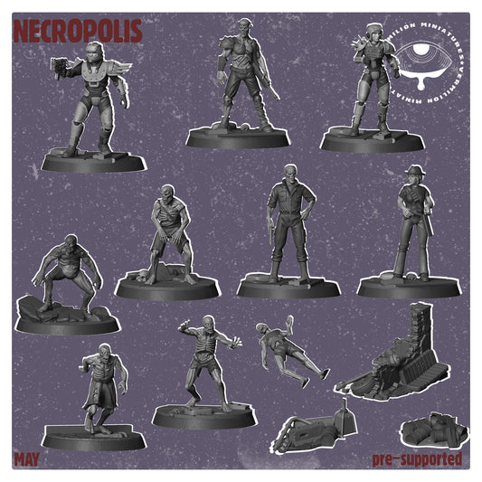 Zombie Warband - Necropolis (Sculpted by Vermillion Miniatures)