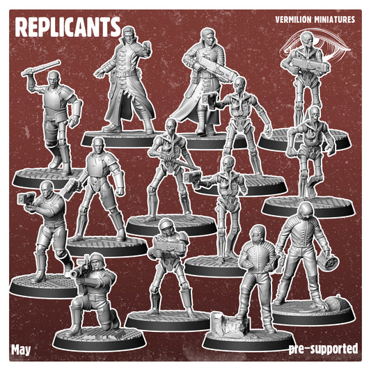 Replicant Warband - Replicants (Sculpted by Vermillion Miniatures)