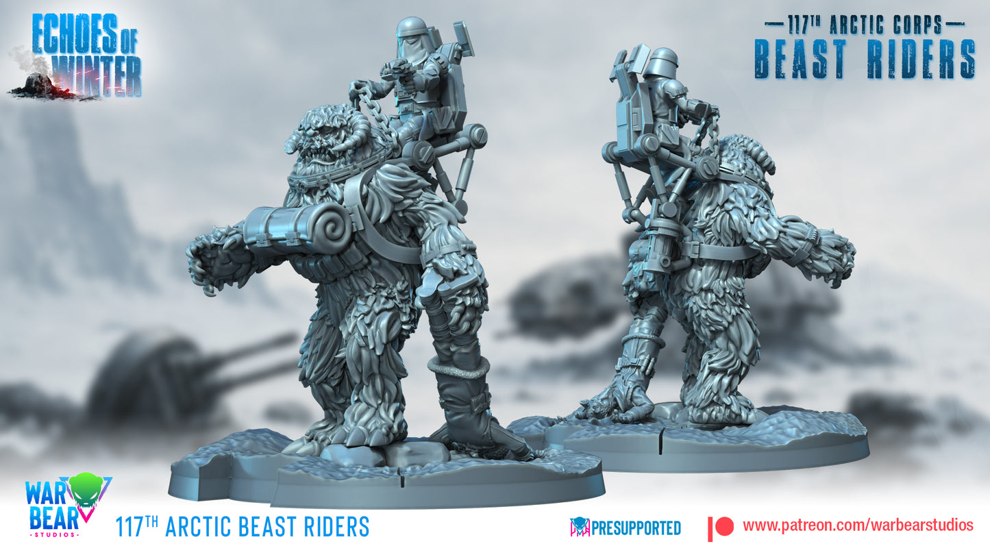 117th Arctic Beast Riders - set of 5 (Sculpted by War Bear Studios)