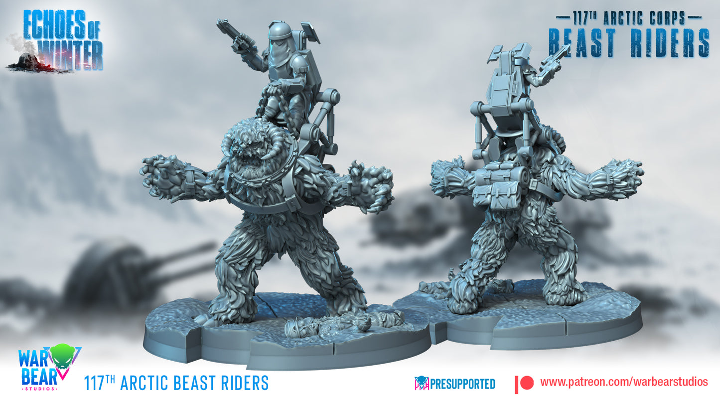 117th Arctic Beast Riders - set of 5 (Sculpted by War Bear Studios)