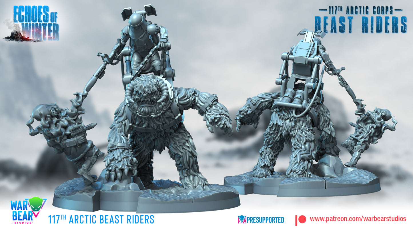 117th Arctic Beast Riders - set of 5 (Sculpted by War Bear Studios)