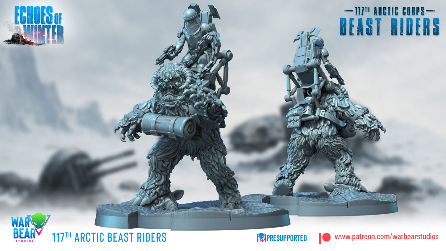 117th Arctic Beast Riders - set of 5 (Sculpted by War Bear Studios)