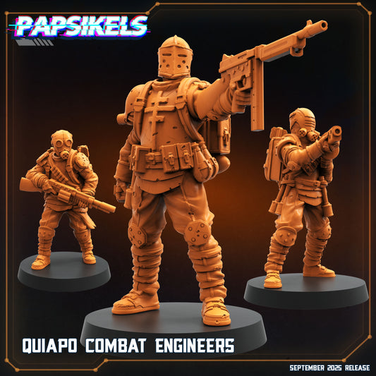 Quiapo Combat Engineers - set of 3 (Sculpted by Papsikels)