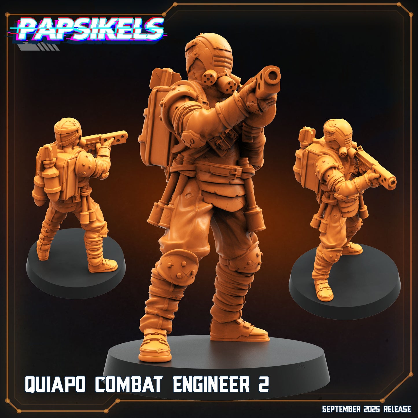 Quiapo Combat Engineers - set of 3 (Sculpted by Papsikels)
