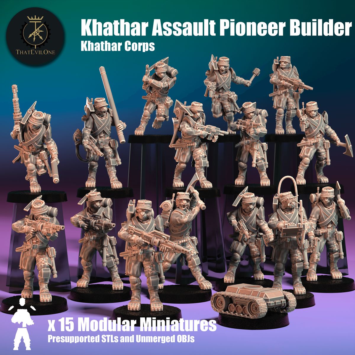Khathar Assault Pioneers (15) (sculpted by That Evil One)