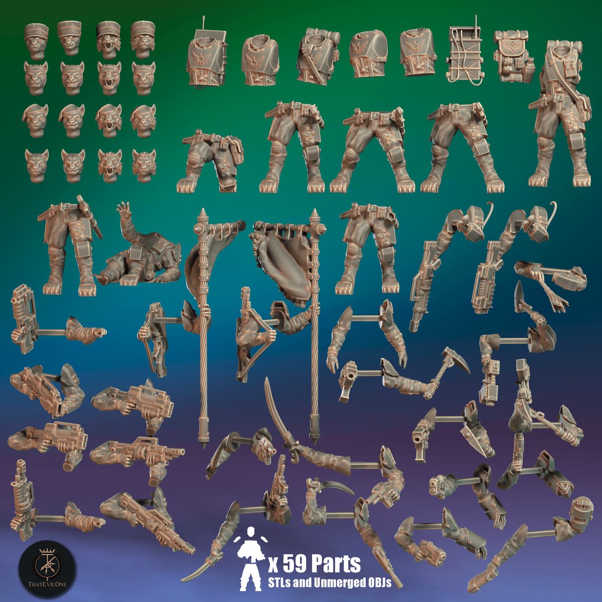 Khathar Command (6) (sculpted by That Evil One)
