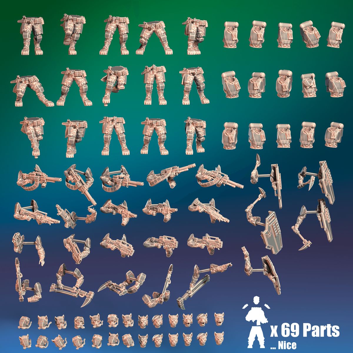 Khathar Grenadiers (15) (sculpted by That Evil One)