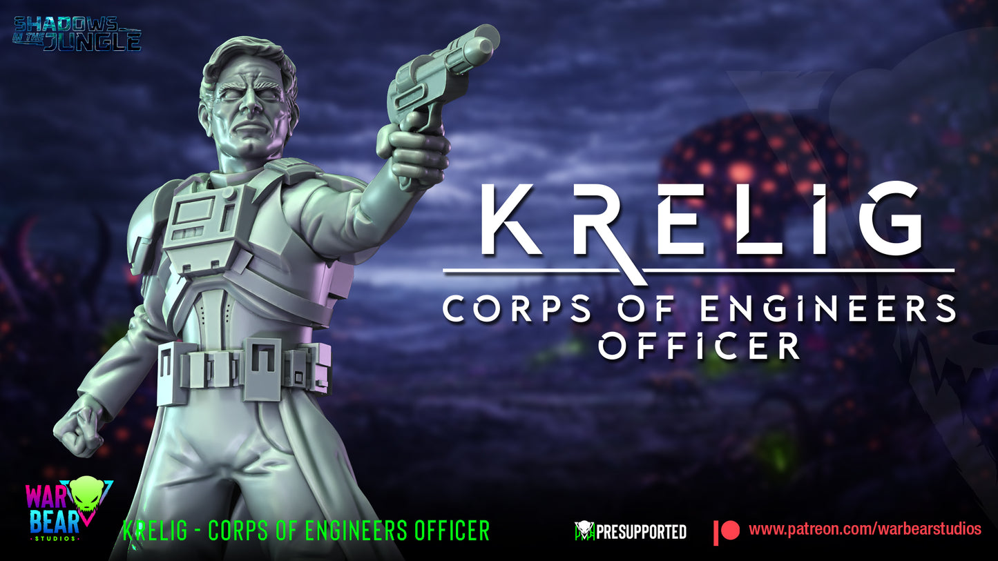 Krelig Corps of Engineers Officer (Sculpted by War Bear Studios)