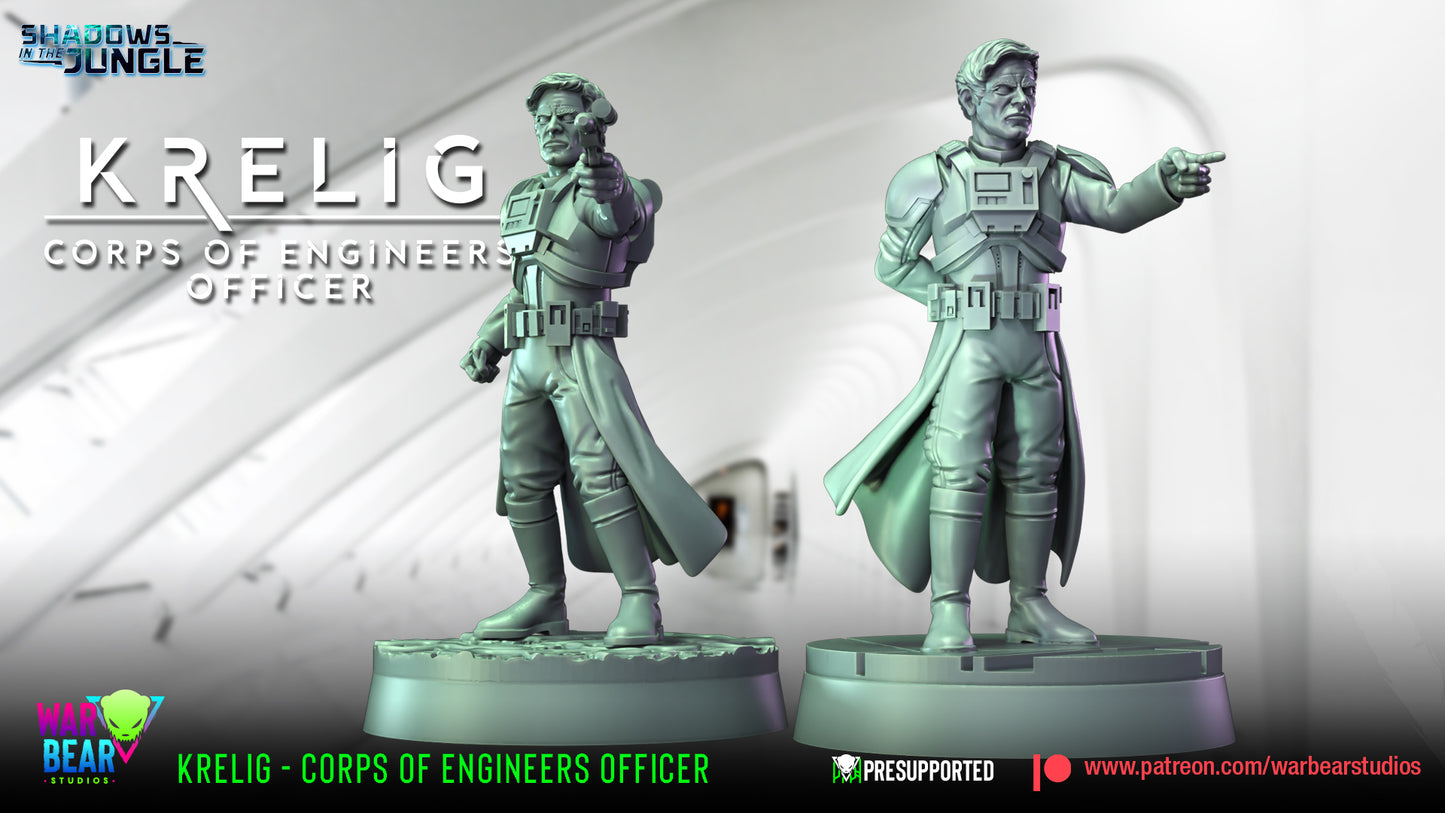Krelig Corps of Engineers Officer (Sculpted by War Bear Studios)