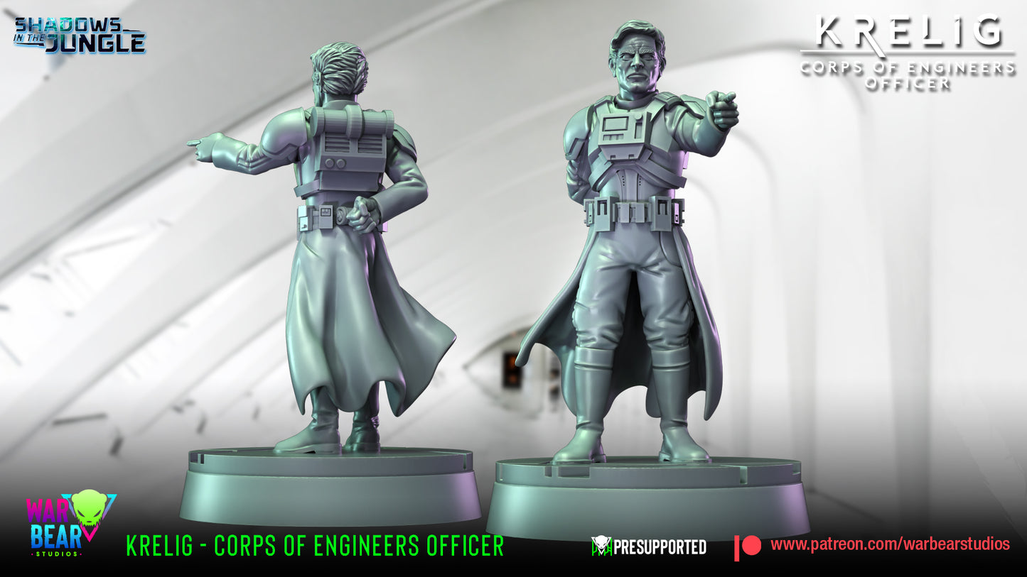 Krelig Corps of Engineers Officer (Sculpted by War Bear Studios)