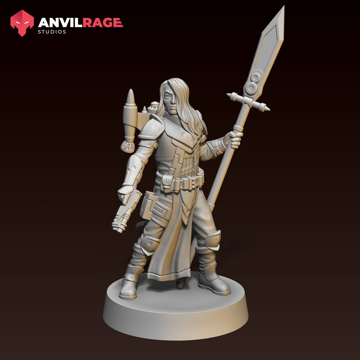 LanceAlot (Sculpted by Anvilrage) - 3D Printed Miniature