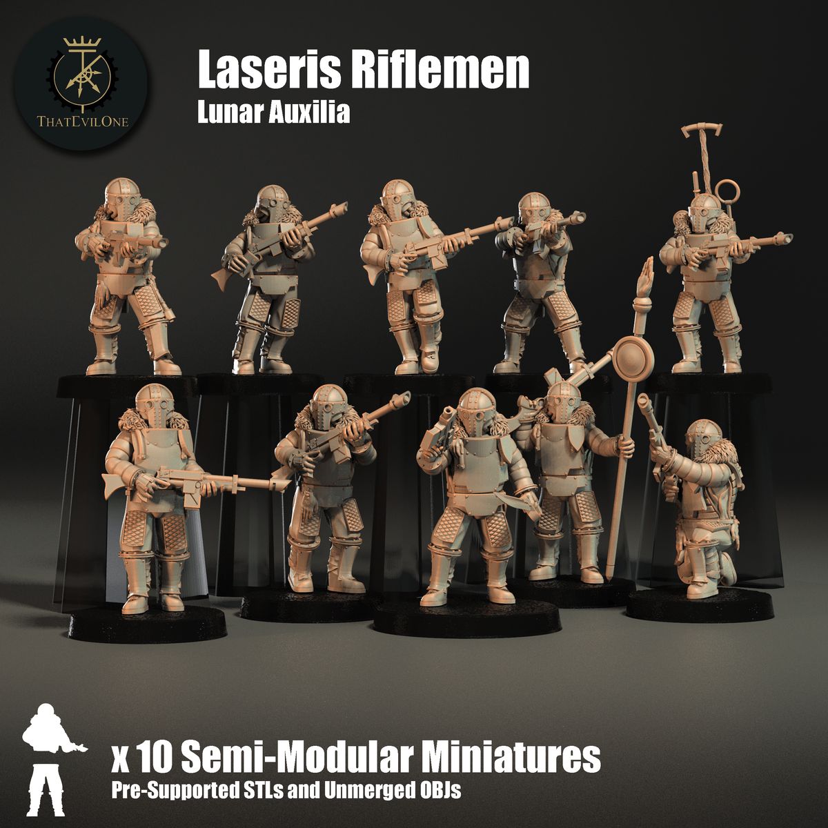 Lunar Auxilia Modular Laseris (sculpted by That Evil One)
