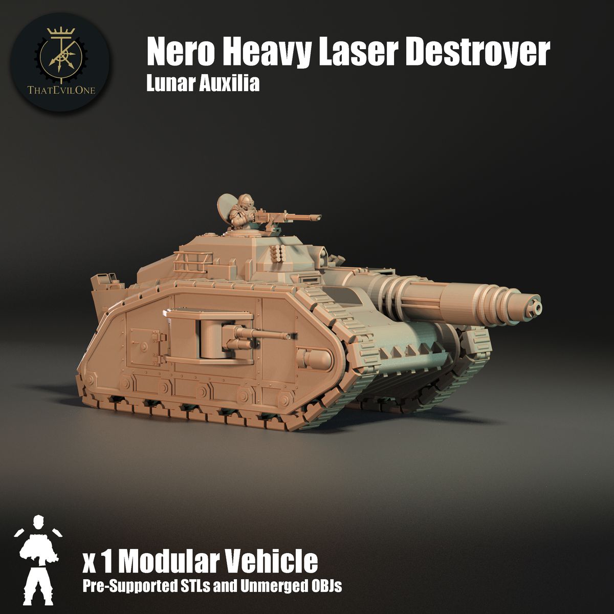 Nero Heavy Laser Destroyer (sculpted by That Evil One)
