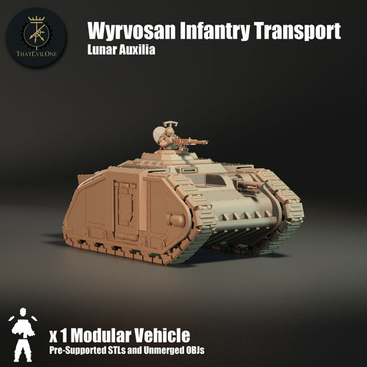 Wyrvosan Infantry Transport (sculpted by That Evil One)