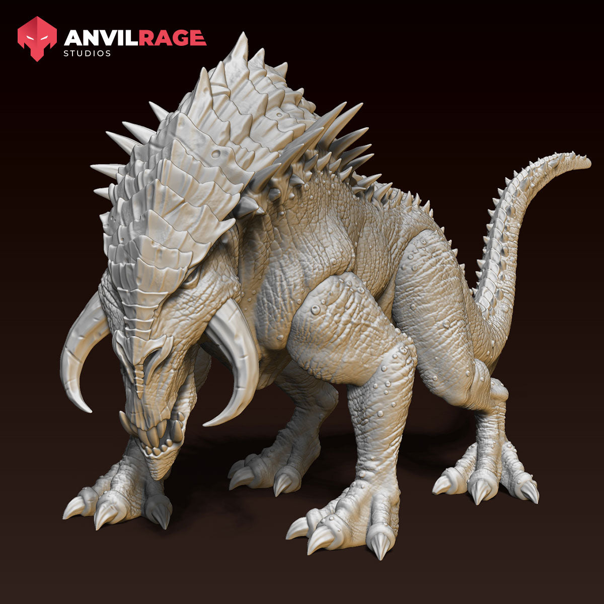Mythical Dragon (Sculpted by Anvilrage) - 3D Printed Miniature