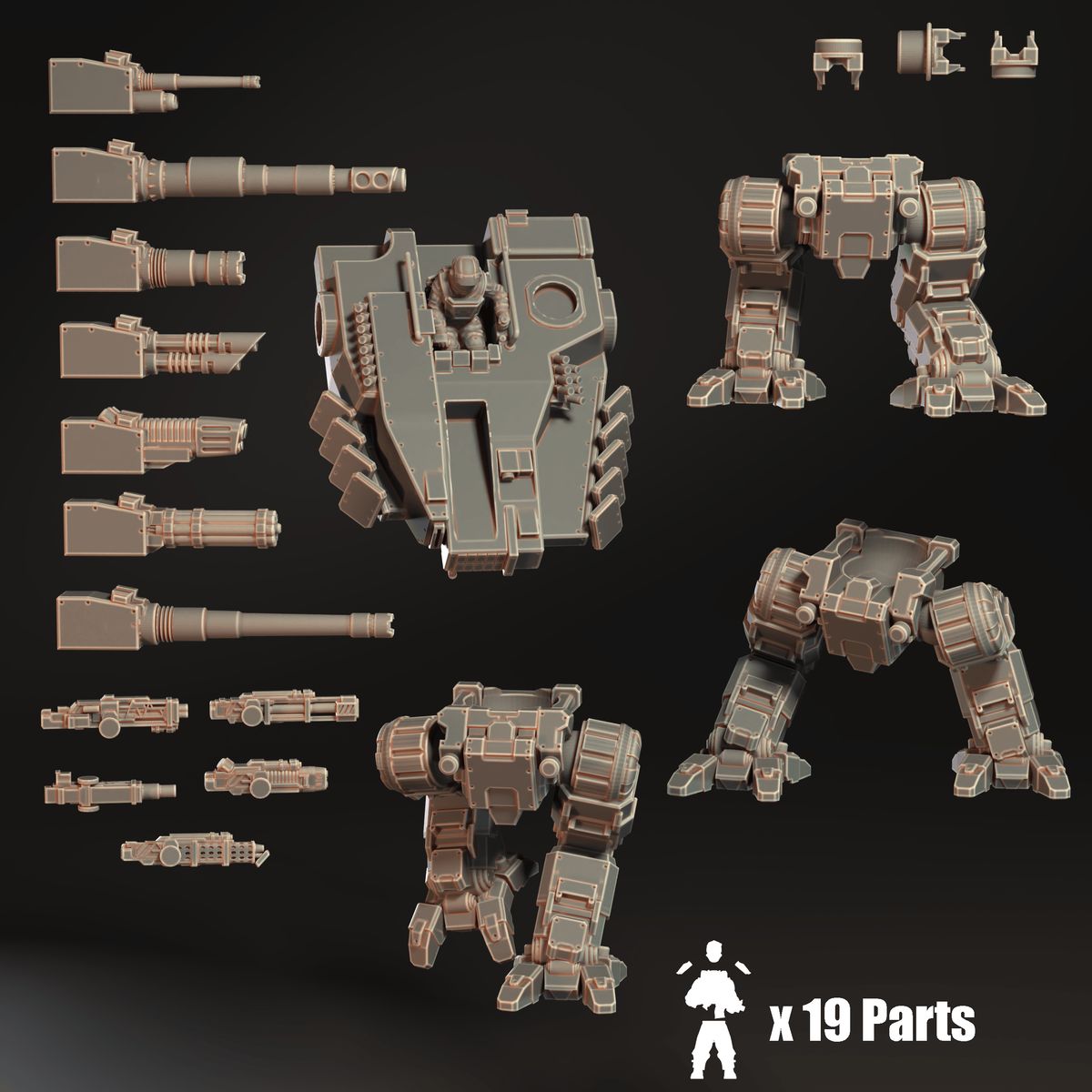 Deepcrater Tigr Defence Platform (sculpted by That Evil One)