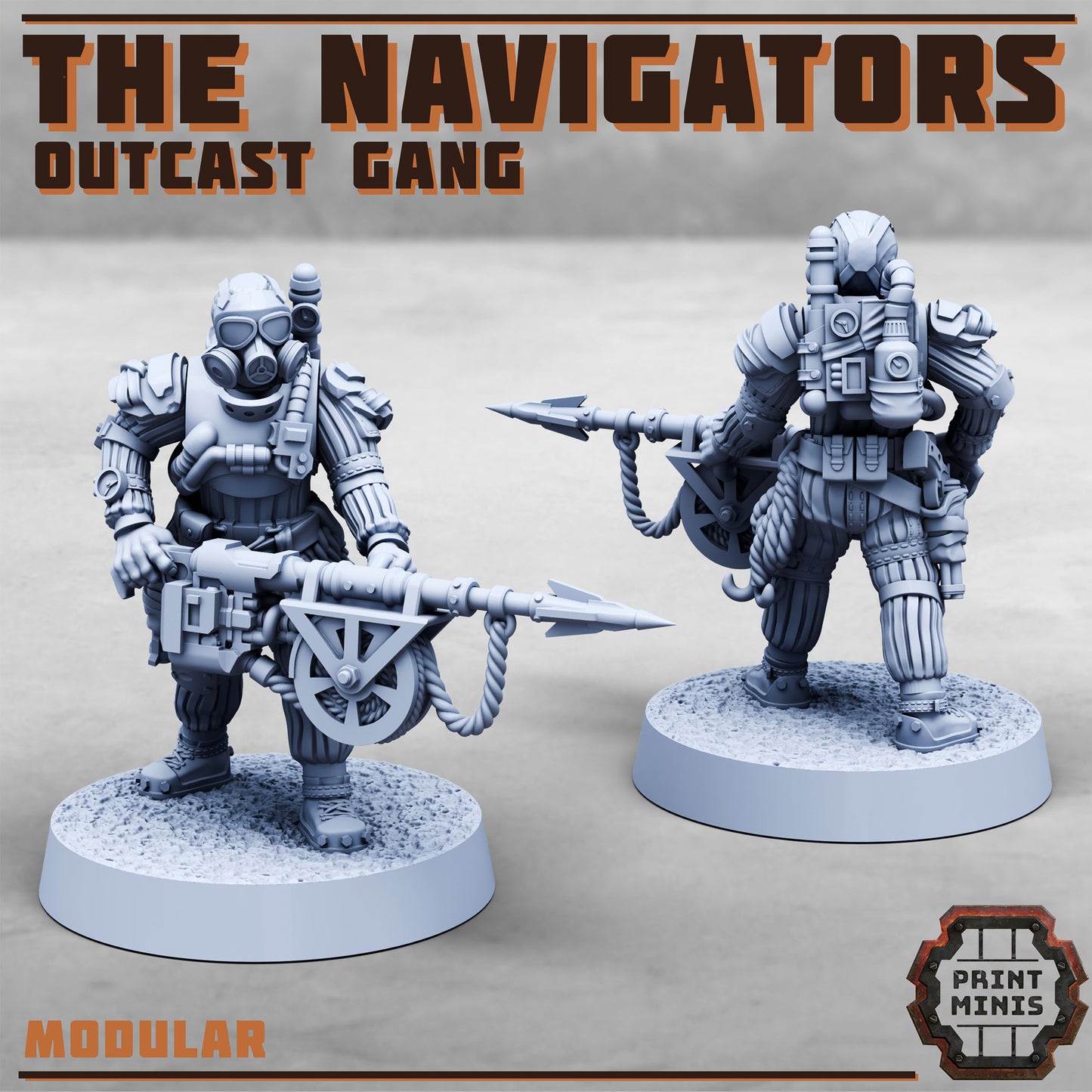 Umbral Navigators Outcast Guild Gang - set of 12 (Sculpted by PrintMinis)