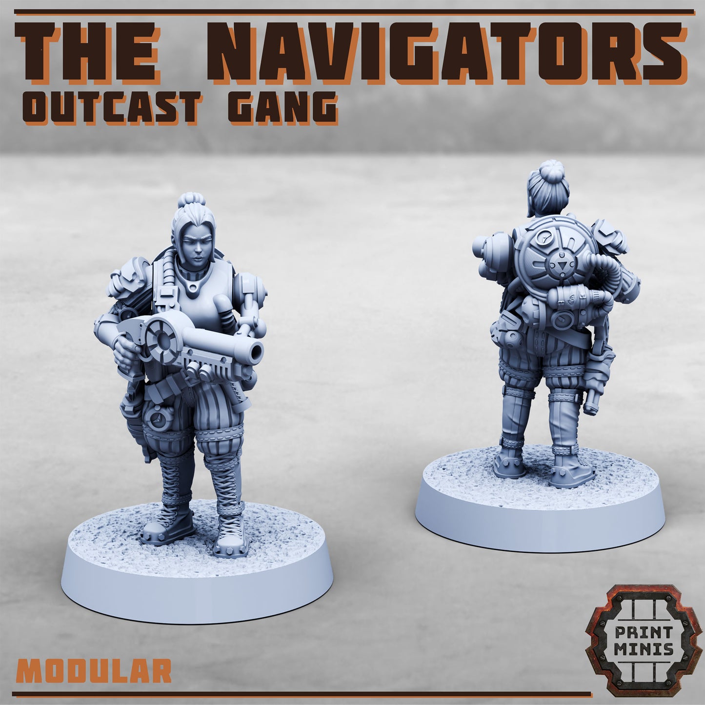 Umbral Navigators Outcast Guild Gang - set of 12 (Sculpted by PrintMinis)