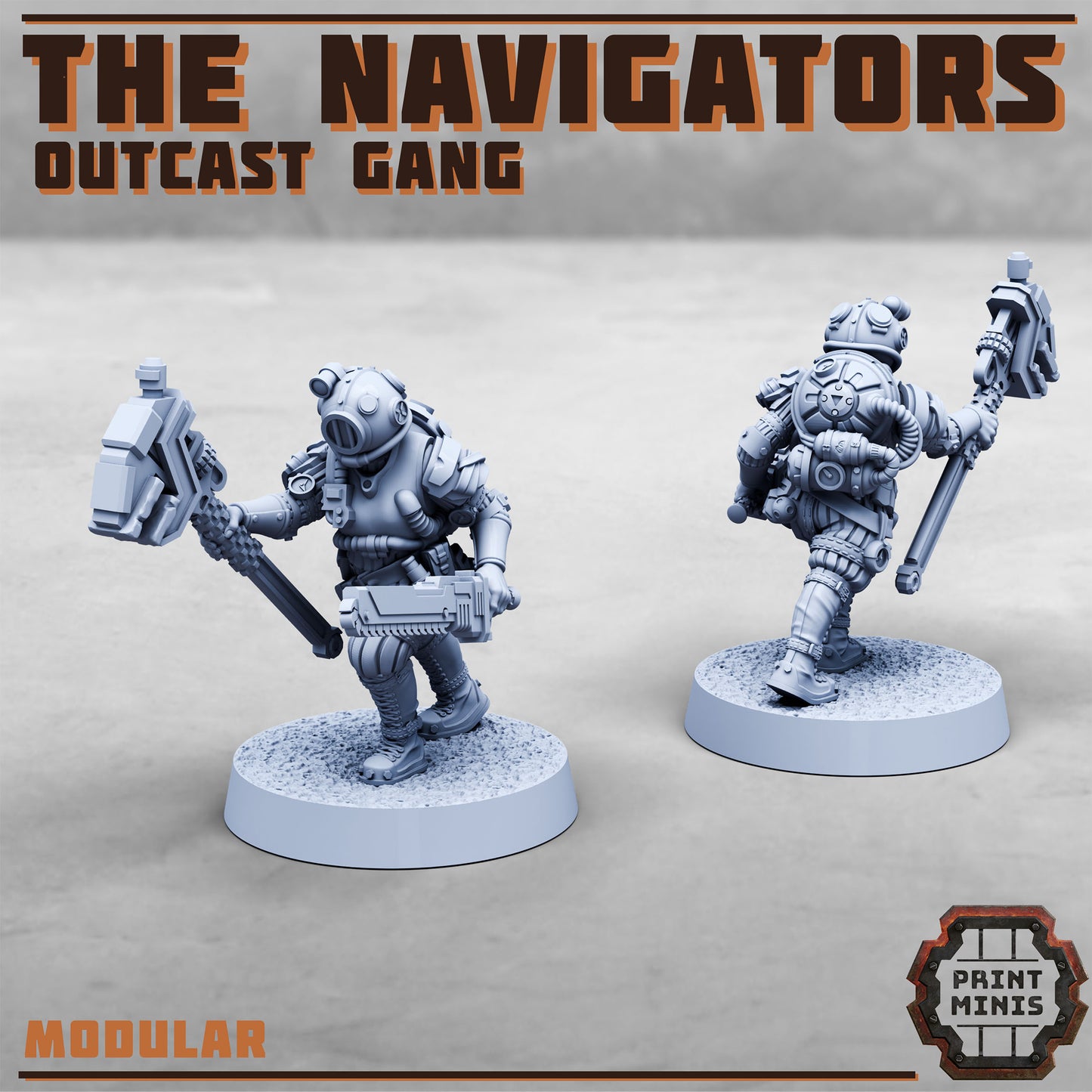 Umbral Navigators Outcast Guild Gang - set of 12 (Sculpted by PrintMinis)